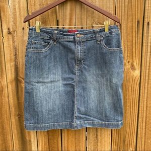 Merona Stretch Denim Skirt Size 12